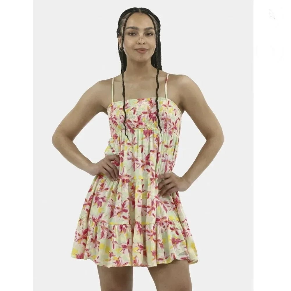 Women’s Smocked Tiered Cami Dress Size XL